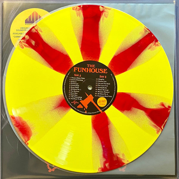 John Beal (3) : The Funhouse (Original Motion Picture Soundtrack Music) (2xLP, Album, RE, Yel)