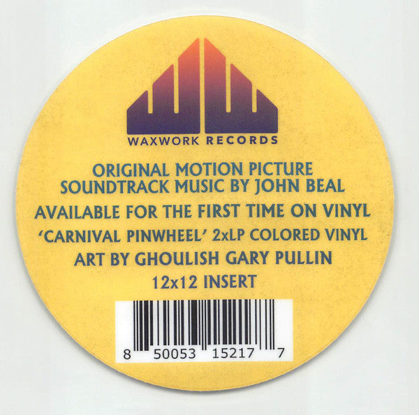 John Beal (3) : The Funhouse (Original Motion Picture Soundtrack Music) (2xLP, Album, RE, Yel)