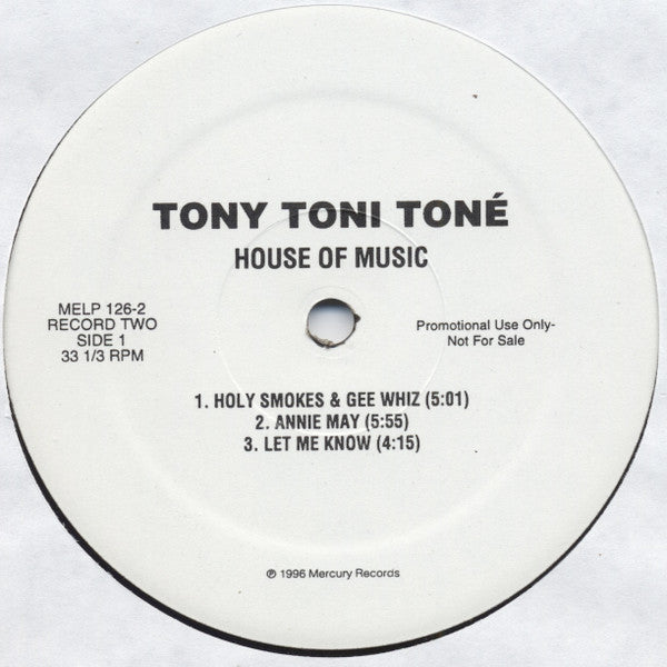Tony! Toni! Toné! : House Of Music (2xLP, Album, Promo)