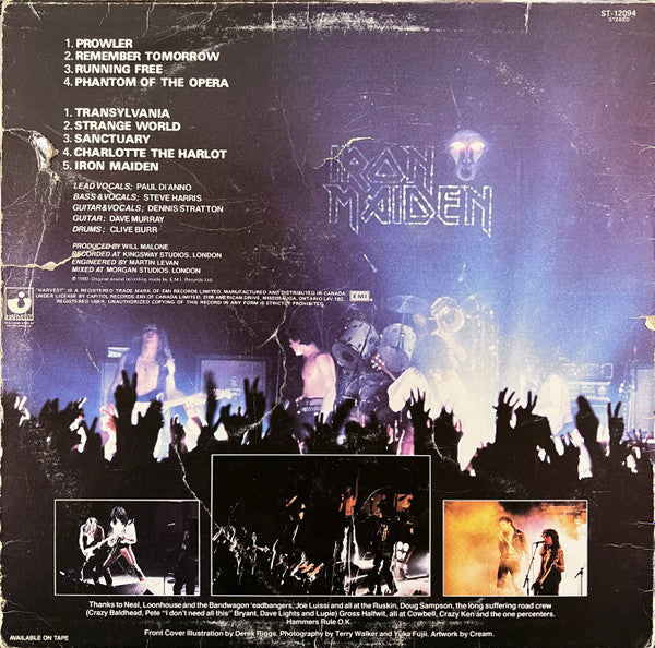 Iron Maiden : Iron Maiden (LP, Album)