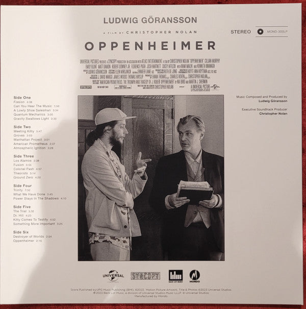 Ludwig Göransson : Oppenheimer (Original Motion Picture Soundtrack) (3xLP, Album, Ora)