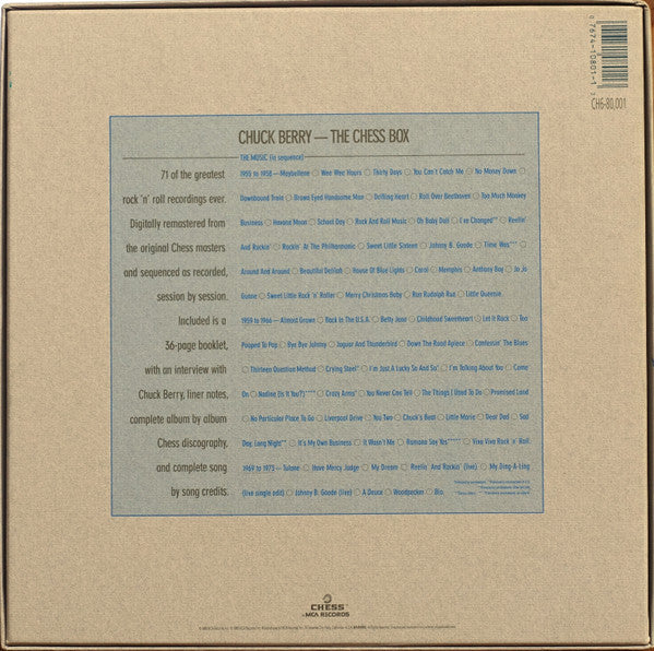 Chuck Berry : The Chess Box (6xLP, Comp + Box)