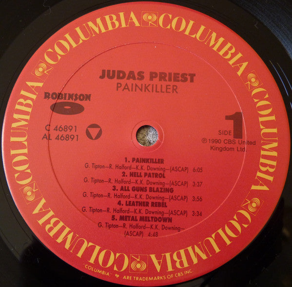 Judas Priest : Painkiller (LP, Album, Car)