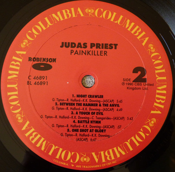 Judas Priest : Painkiller (LP, Album, Car)