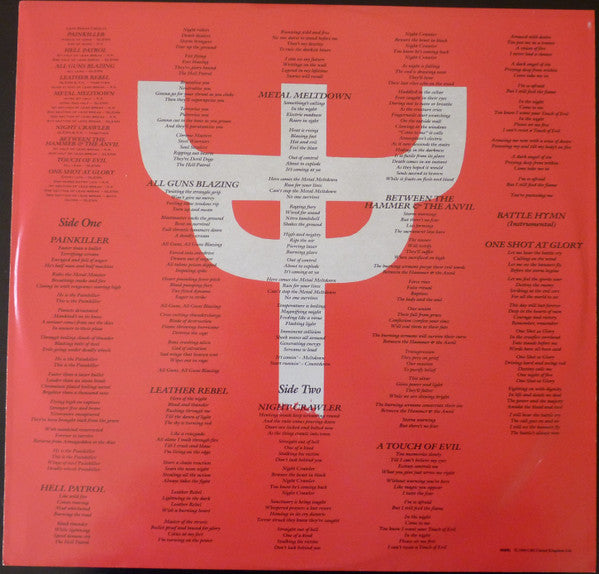 Judas Priest : Painkiller (LP, Album, Car)