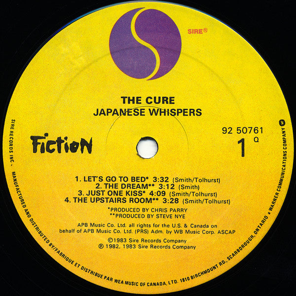 The Cure : Japanese Whispers (LP, Comp)