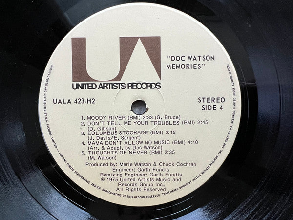Doc Watson : Memories (2xLP, Album)