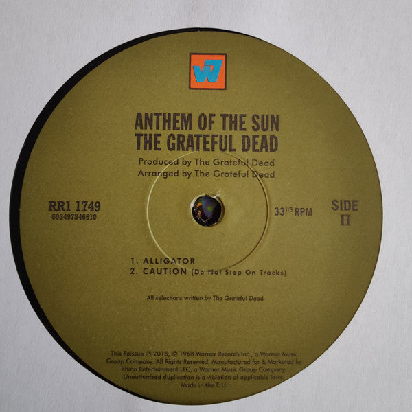 The Grateful Dead : Anthem Of The Sun (LP, Album, RE, RM, 180)