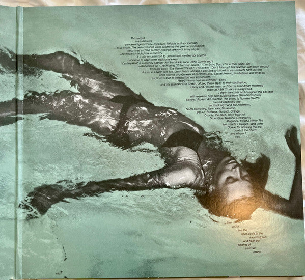 Joni Mitchell : The Hissing Of Summer Lawns (LP, Album, RE, RM, Gat)