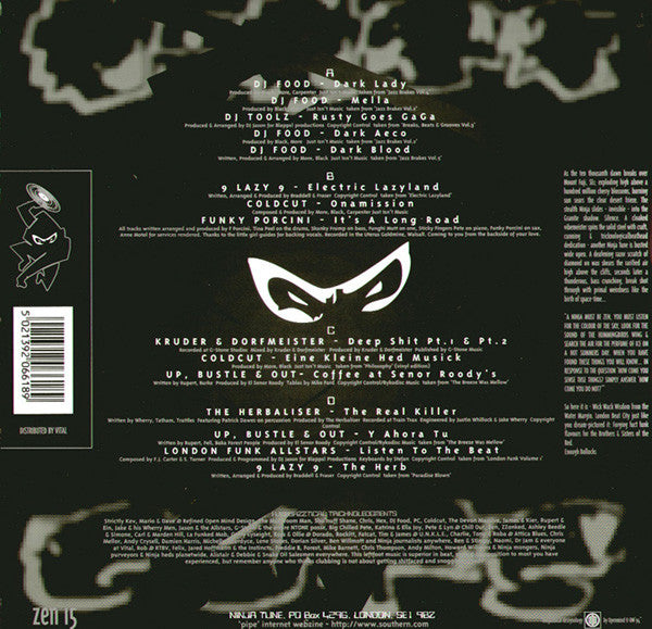 Various : Ninja Cuts : Funkjazztical Tricknology (2xLP, Comp)