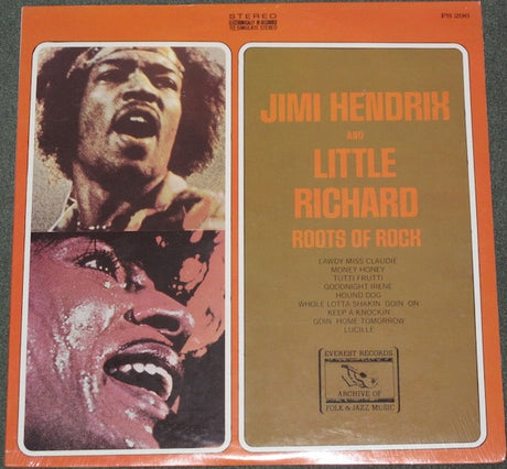 Jimi Hendrix And Little Richard : Roots Of Rock (LP, Album, RE)