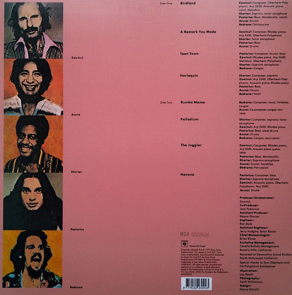 Weather Report : Heavy Weather (LP, Album, Ltd, Num, RE, Pea)