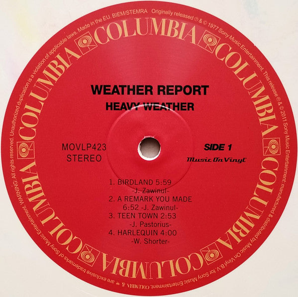 Weather Report : Heavy Weather (LP, Album, Ltd, Num, RE, Pea)