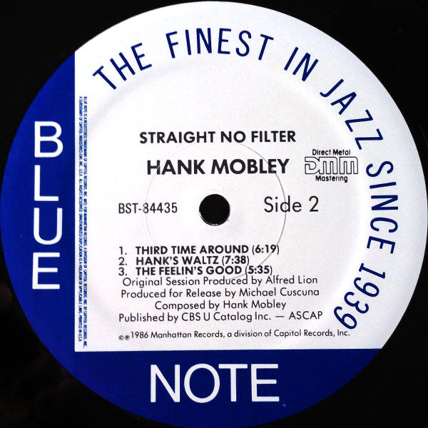 Hank Mobley : Straight No Filter (LP, Album, RM, DMM)