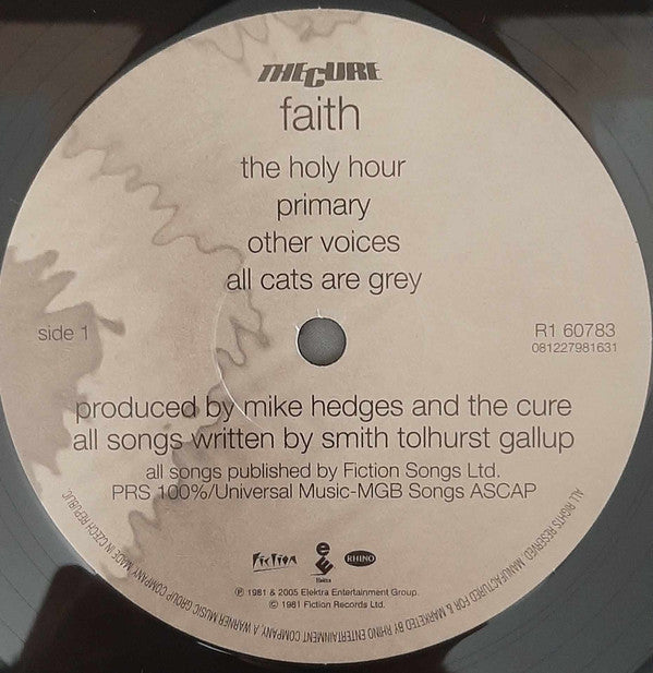 The Cure : Faith (LP, Album, RE, RM, 180)