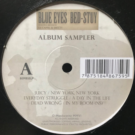 Jon Moskowitz : Presents Blue Eyes Meets Bed-Stuy (12", P/Mixed, Unofficial)