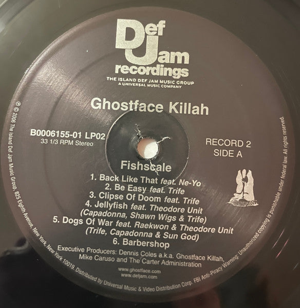 Ghostface Killah : Fishscale (2xLP, Album, RP)