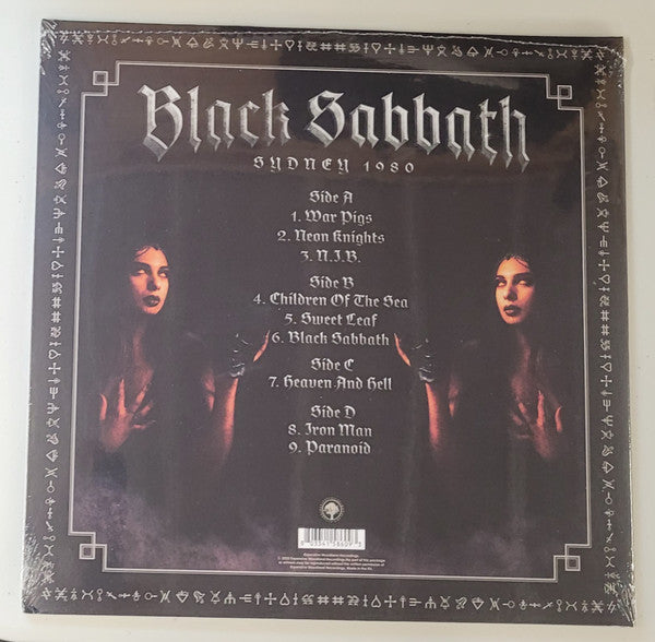 Black Sabbath : Sydney 1980 (2xLP, Unofficial)