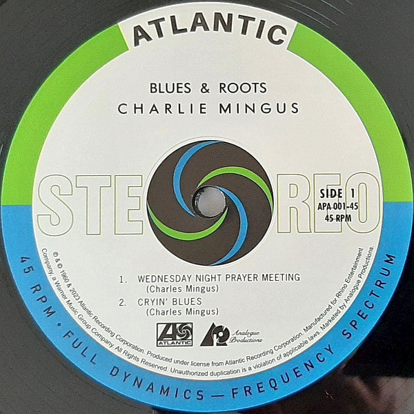 Charles Mingus : Blues & Roots (2x12", Album, RE, RM, 180)