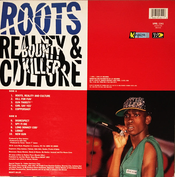 Bounty Killer : Roots, Reality & Culture (LP, Album)