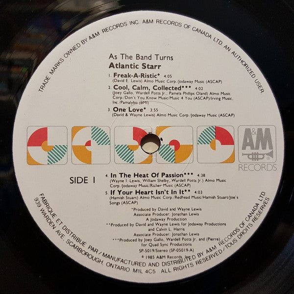 Atlantic Starr : As The Band Turns (LP, Album)