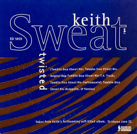Keith Sweat : Twisted (12", Promo)