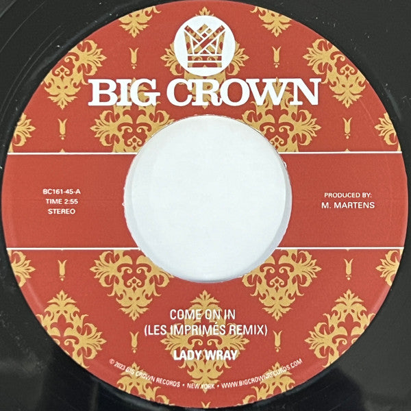 Lady Wray : Come On In / Under The Sun (7")