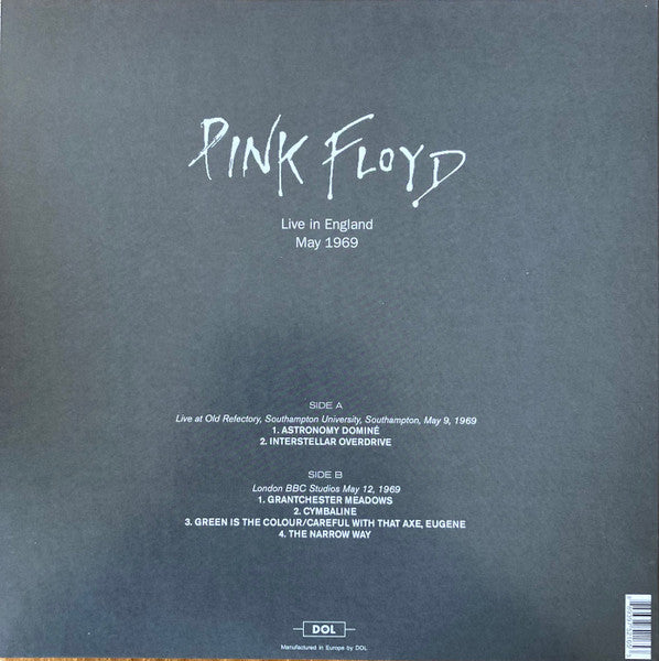 Pink Floyd : Live In England - May 1969 (LP, Pic, Unofficial)