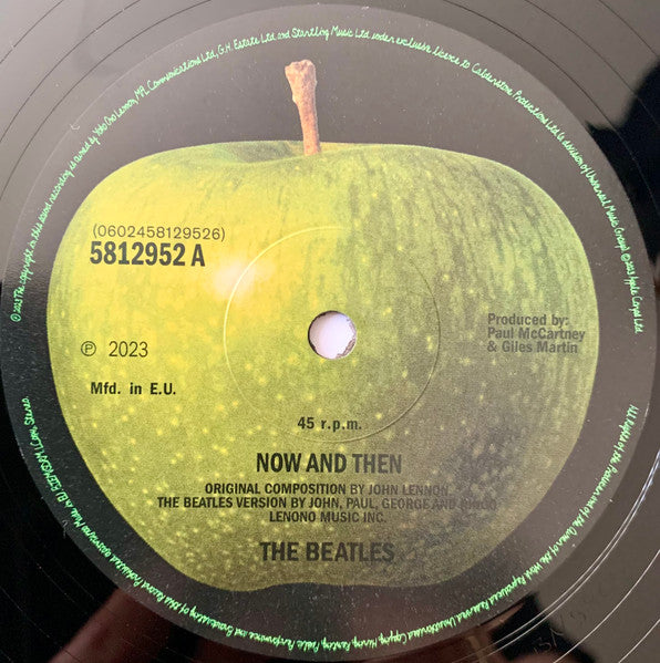 The Beatles : Now And Then / Love Me Do (12", Single, Ltd)