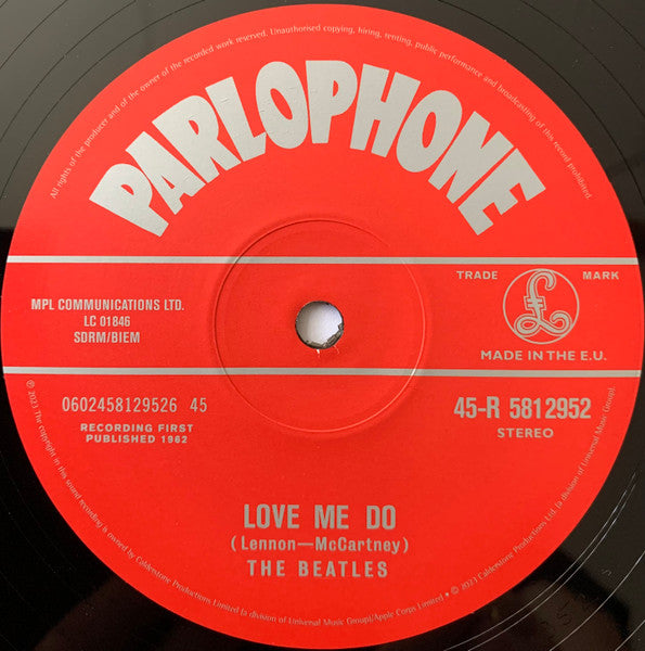 The Beatles : Now And Then / Love Me Do (12", Single, Ltd)