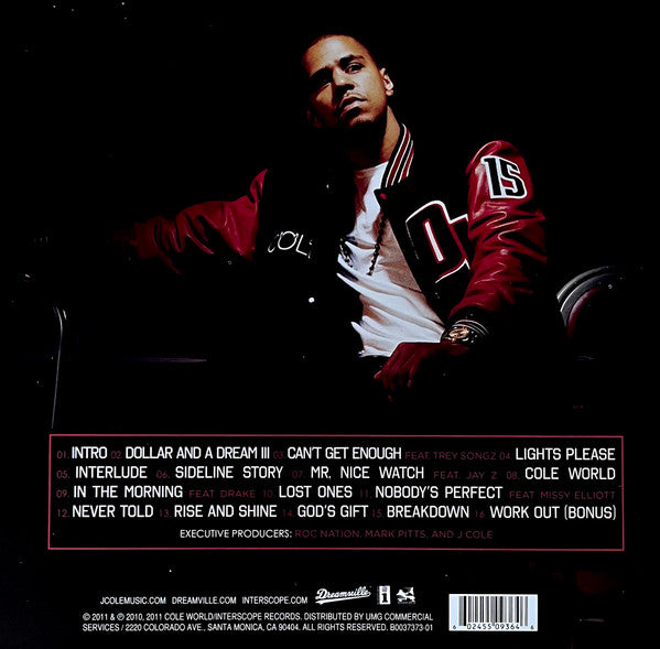 J. Cole : Cole World: The Sideline Story (2xLP, Album, RE)