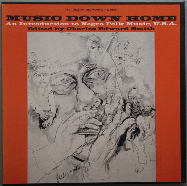 Various : Music Down Home: An Introduction To Negro Folk Music, U.S.A. (2xLP, Comp)