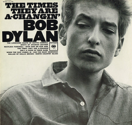 Bob Dylan : The Times They Are A-Changin' (LP, Album, Mono)