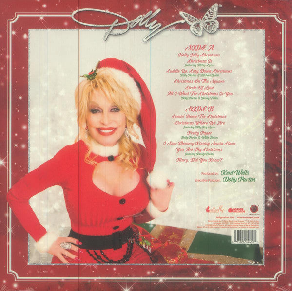 Dolly Parton : A Holly Dolly Christmas (LP, Album, RE, Sil)