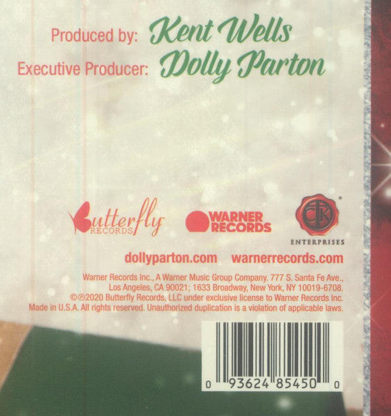 Dolly Parton : A Holly Dolly Christmas (LP, Album, RE, Sil)