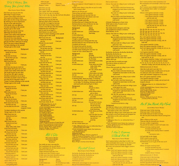 Stevie Wonder : Hotter Than July (LP, Album, RTI)