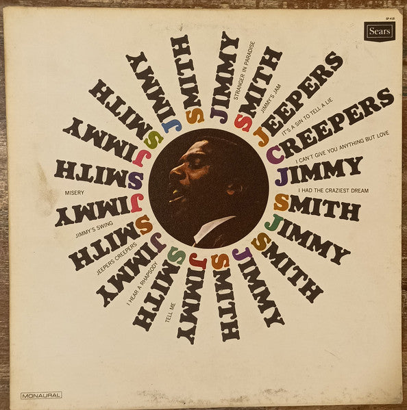 Jimmy Smith : Jeepers Creepers (LP, Mono)