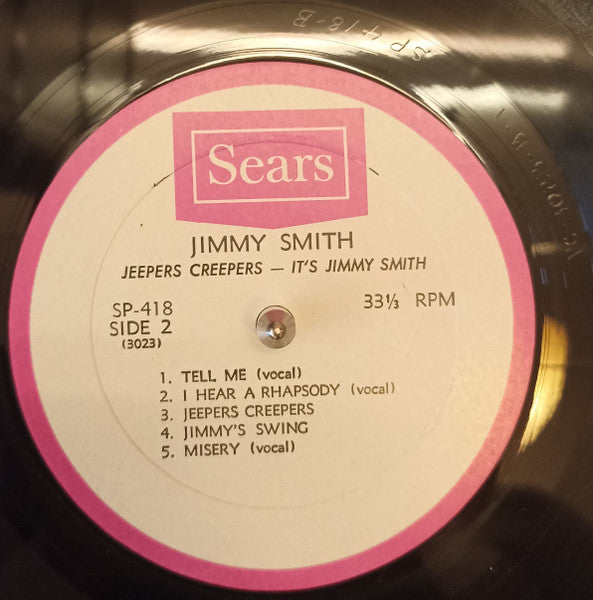 Jimmy Smith : Jeepers Creepers (LP, Mono)