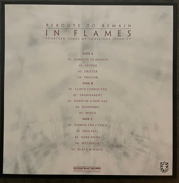 In Flames : Reroute To Remain (LP, Red + LP, S/Sided, Etch, Red + Album, RE, RM)
