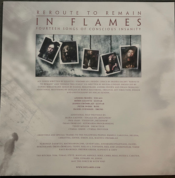 In Flames : Reroute To Remain (LP, Red + LP, S/Sided, Etch, Red + Album, RE, RM)