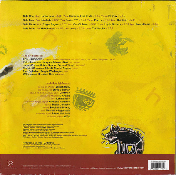 Roy Hargrove Presents The RH Factor : Hard Groove (2xLP, Album, RE, 180)