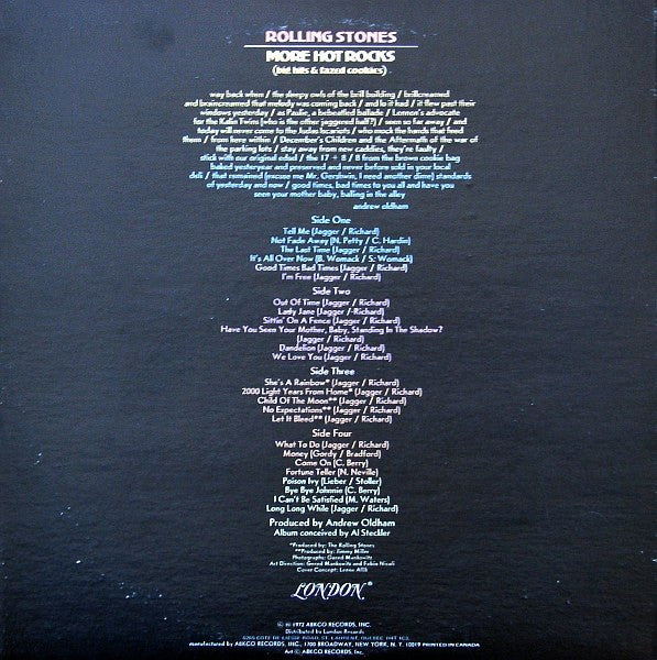 The Rolling Stones : More Hot Rocks (Big Hits & Fazed Cookies) (2xLP, Comp, RE)