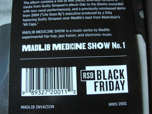 Madlib Feat. Guilty Simpson : Before The Verdict (2xLP, Album, RSD, Ltd, RE, Gol)