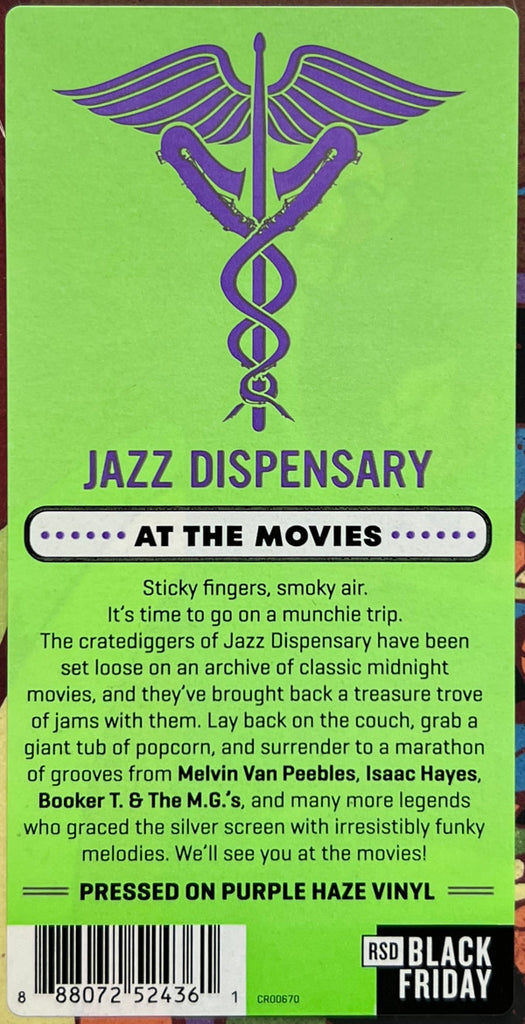 Various : Jazz Dispensary: At The Movies (LP, RSD, Comp, Pur)