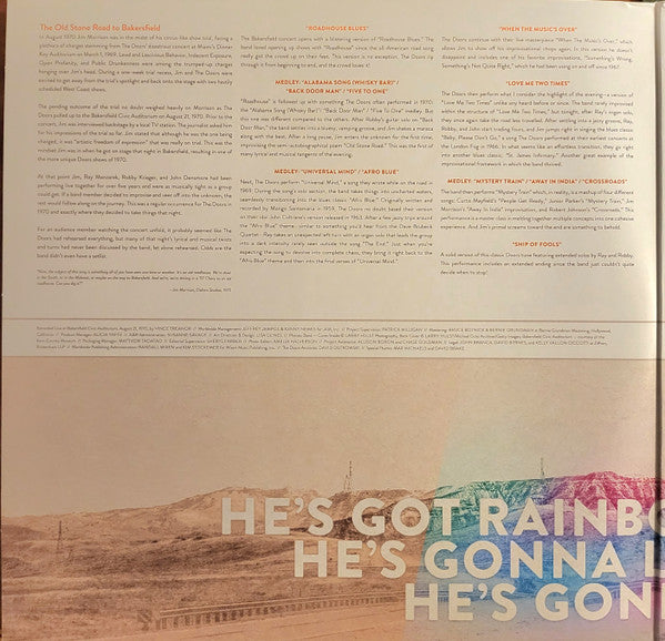 The Doors : Live In Bakersfield, August 21, 1970 (2xLP, RSD, Ltd, Num)