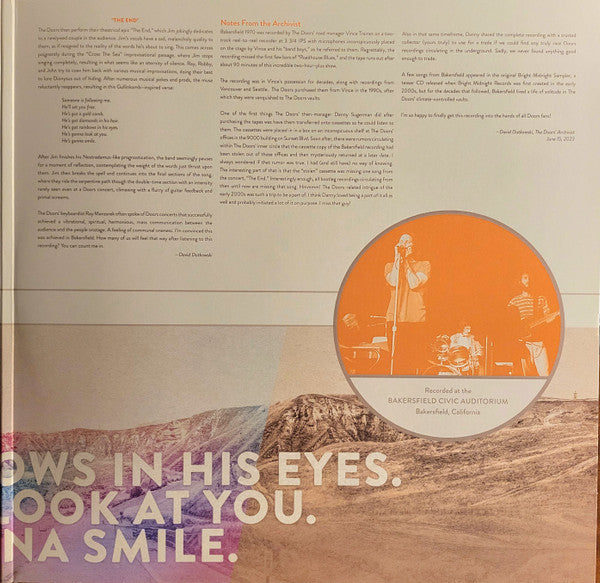 The Doors : Live In Bakersfield, August 21, 1970 (2xLP, RSD, Ltd, Num)