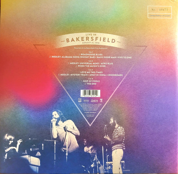The Doors : Live In Bakersfield, August 21, 1970 (2xLP, RSD, Ltd, Num)