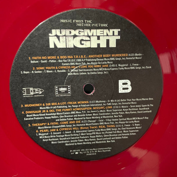 Various : Judgment Night (Music From The Motion Picture) (LP, Album, RSD, Ltd, RE, Red)