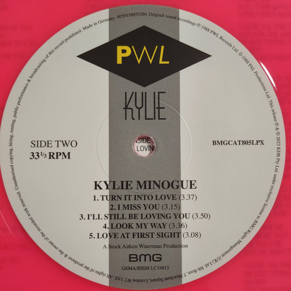 Kylie Minogue : Kylie (LP, Album, Ltd, RE, RM, Pin)