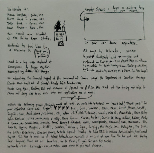 Hollerado : Gold Record In A Bag (LP, Album, RSD, RE, S/Edition, Gol)